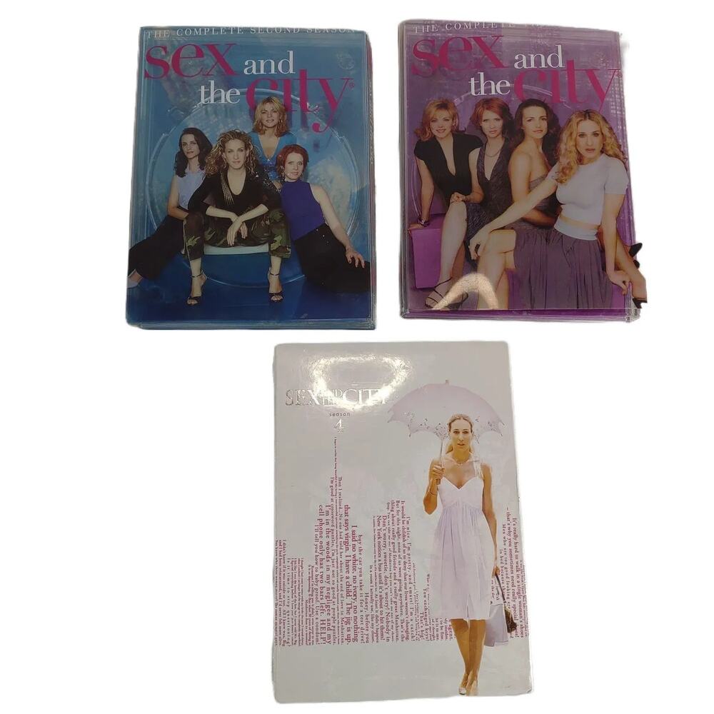 HBO Sex And The City Season 2, 3, 4 on DVD Complete! #4 is Sealed New‎